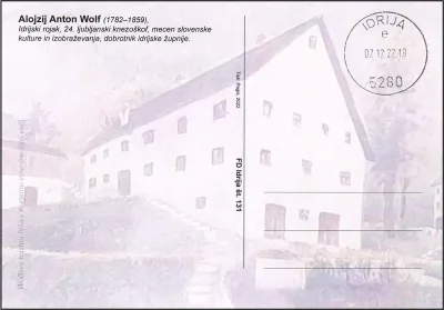 240 LET ROJSTVA ŠKOF A. A. WOLF